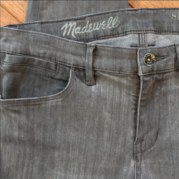 Madewell Denim - Madewell  Skinny Skinny Ankle Jeans.  Gray.  29
